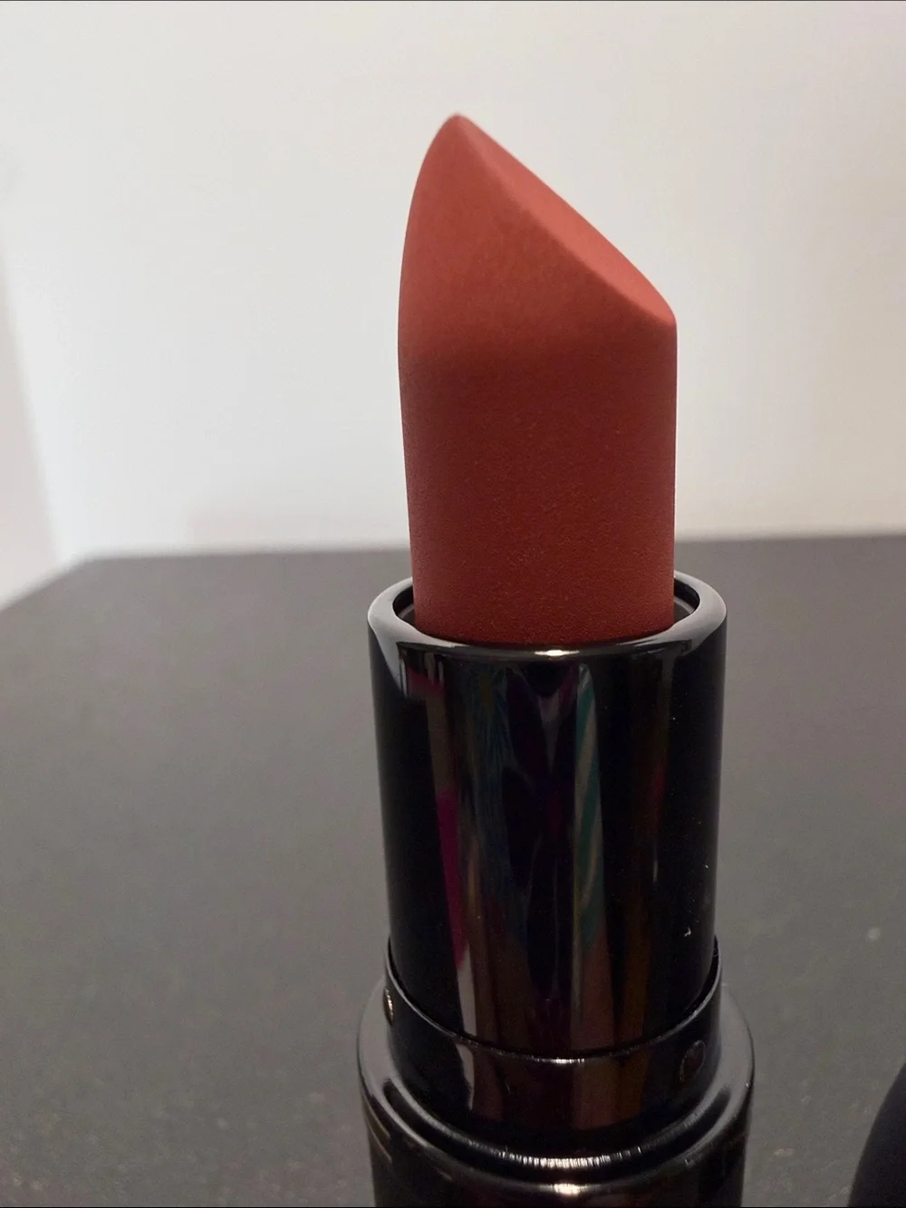 MAC Cosmetics Matte Brick Red Lipstick - Deep Brick Shade 926 Dubonnet buzz